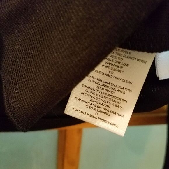 RACHEL Rachel Roy xs long sleeve nwt black macys business casual top knot front - Picture 6 of 14